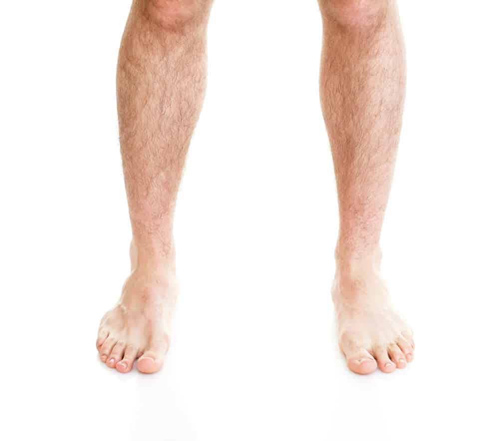 Leg male shaved