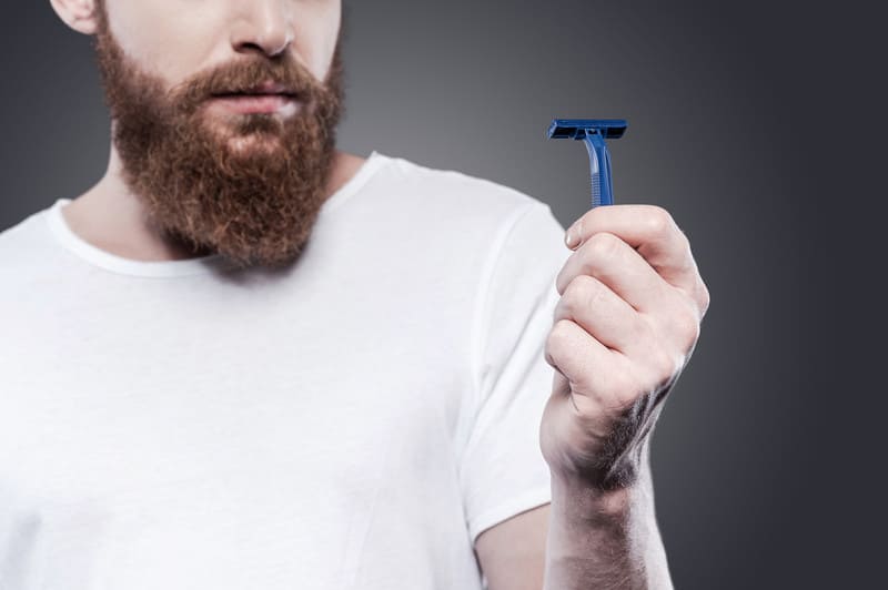 how to shave a beard