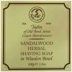 Taylor of Old Bond Street Sandalwood Shaving Soap with Bowl