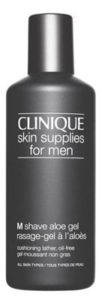 M Shave Aloe Gel from Clinique Skin Supplies for Men