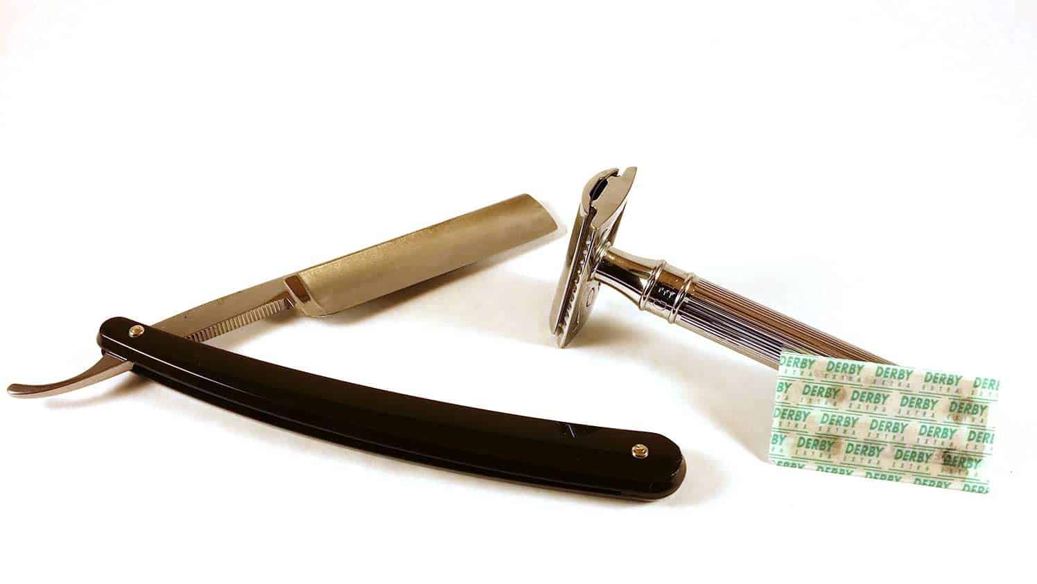 one blade straight razor