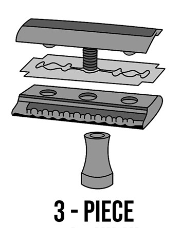 3-Piece Safety Razor