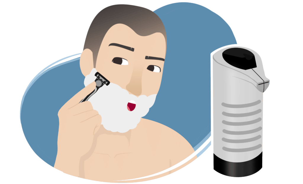 shaving cream dispenser