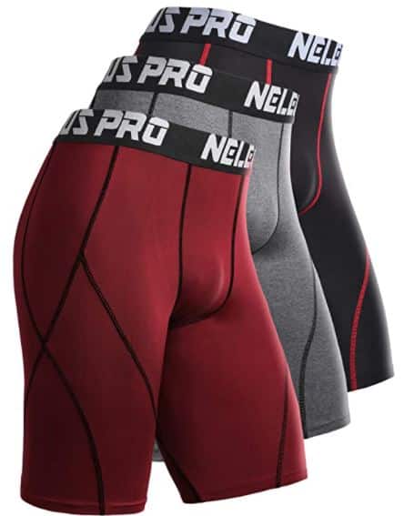 Buy Neleus Men's 3 Pack Compression Short at Ubuy India